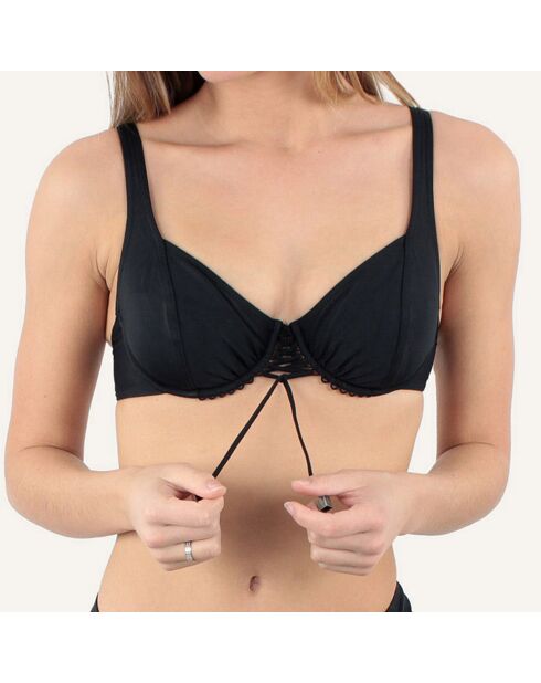 Haut de maillot de bain Monaco noir