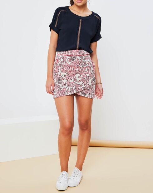 Jupe Emeraude hawai rouge