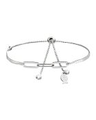 Bracelet Mailles en Argent Rhodié