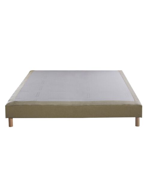 Sommier tapissier Aube jaune - 140x190 cm