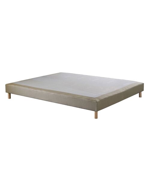 Sommier tapissier Aube jaune - 140x190 cm