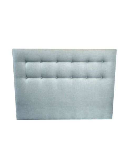 Tête de lit capitonnée Aube bleu azur - 160x9x115 cm