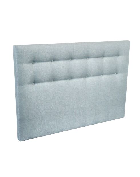 Tête de lit capitonnée Aube bleu azur - 180x9x115 cm