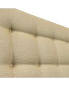 Tête de lit capitonnée Aube jaune - 180x9x115 cm