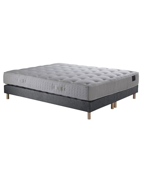 Materasso a molle insacchettate Comet Set + rete letto Mouse Grey - 160x200 cm