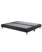 Ensemble Comète Matelas ressorts ensachés + Sommier gris anthracite - 180x200 cm