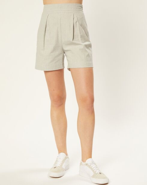 Short Lenon blanc/marine