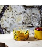 Bougie citronnelle aléatoire jaune/vert - 13x8x13 cm