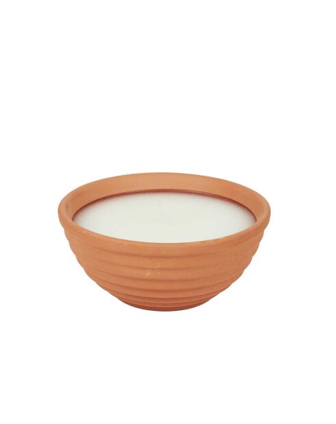 Bougie citronnelle marron - 14.7x6.7x14.7 cm