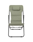 Transat pliant Corfou vert - 82x93x56 cm