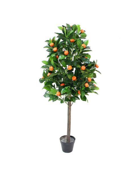 Plante artificielle oranger vert/marron/orange - 65x125x65 cm