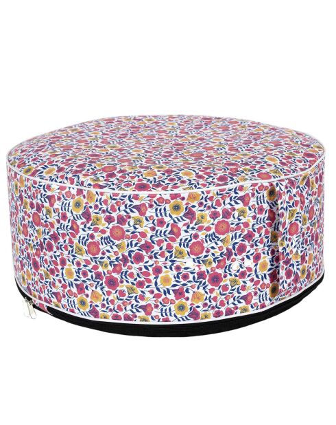 Pouf gonflable liberty multicolore - 25x56x56 cm