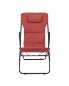 Transat pliant Corfou orange - 82x93x56 cm