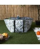 Panier fraicheur multicolore - 46x31x29 cm