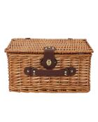 Panier de pique nique marron - 19x29x38 cm