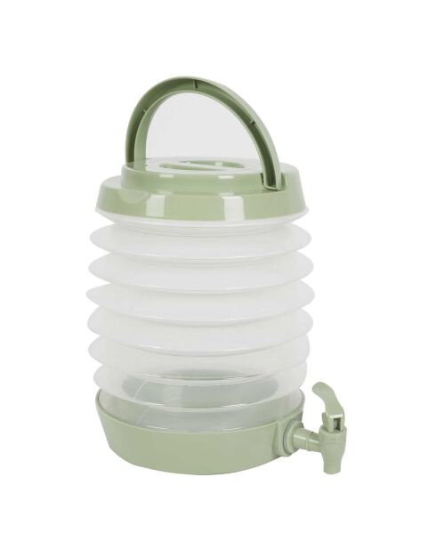 Fontana per bevande retrattile grigio/verde - 550 cl