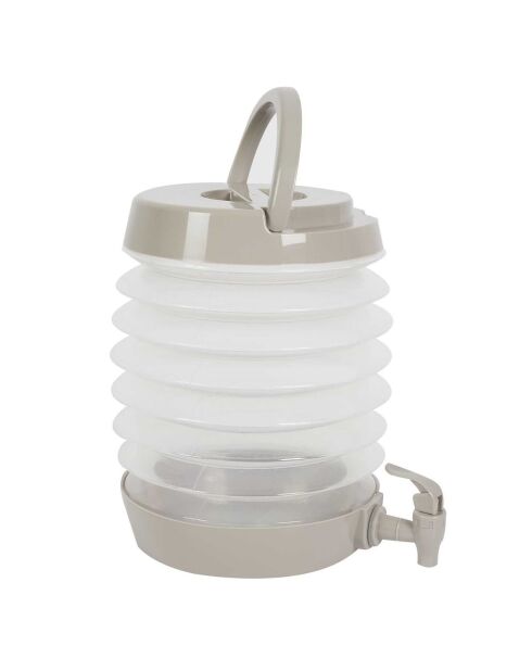 Fontaine à boisson retractable  gris/vert - 550 cl