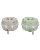 Fontaine à boisson retractable  gris/vert - 550 cl