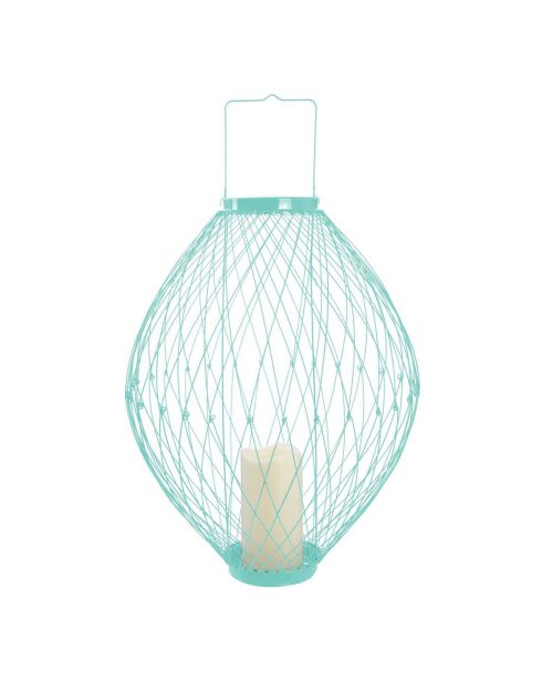 Photophore led retractable bleu - 12x57.2x12 cm