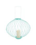 Photophore led retractable bleu - 12x57.2x12 cm