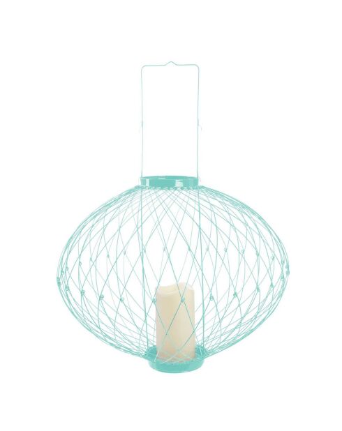 Photophore led retractable bleu - 12x57.2x12 cm