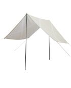 Tente de jardin extérieur beige/blanc - 170x200x300 cm