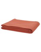 Nappe en coton rouge - 140x0x250 cm