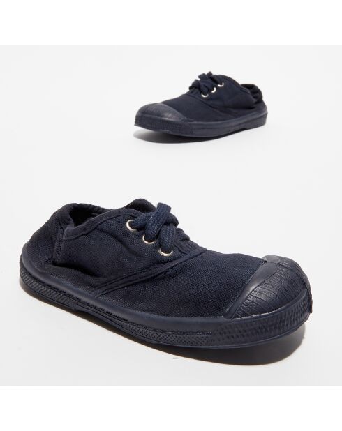 Colorsole Tennisbass-Schnürsenkel, marineblau