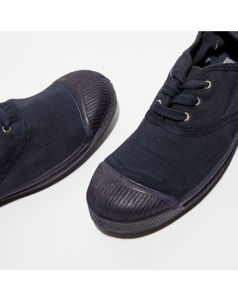 Colorsole tennisveters voor basgitaar marineblauw