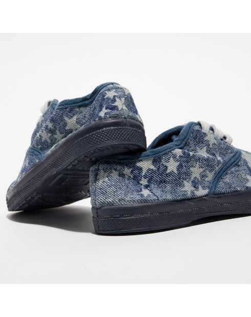 Starprint tennisveters voor basgitaar blauw