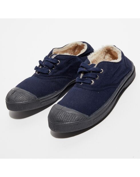 Calze da tennis con lacci foderati blu