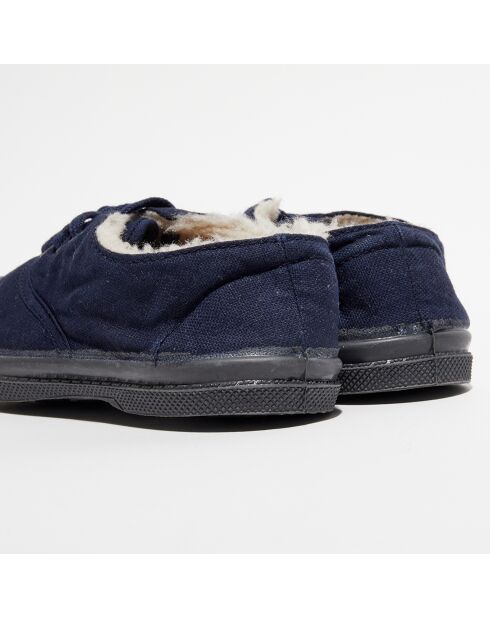 Calze da tennis con lacci foderati blu