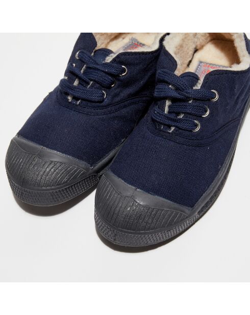 Calze da tennis con lacci foderati blu