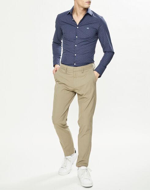 Pantalon Smart 360 Flex Slim Fit beige foncé