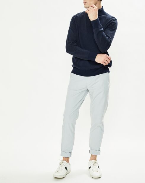 Pantalon Casual Chino Tapered Fit bleu clair
