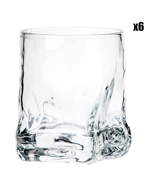 6 Verres Frosti transparents - 25cl