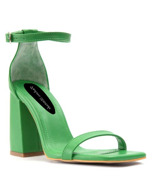 Groene sandalen Senea - hak van 7,5 cm
