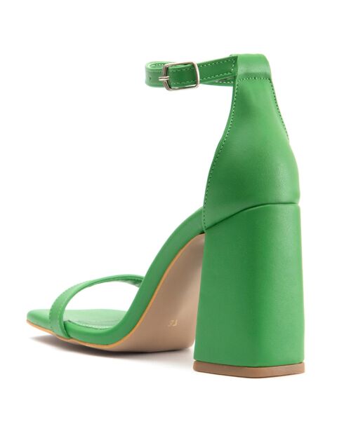 Groene sandalen Senea - hak van 7,5 cm