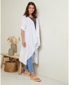 Gilet 100% Lin Jade blanc