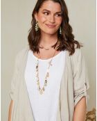 Gilet 100% Lin Jade taupe