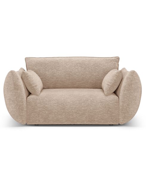 Fauteuil Clau beige - 128x100x85 cm