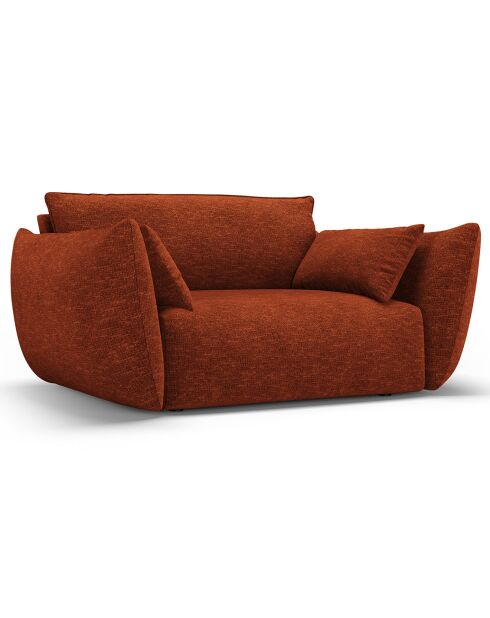 Fauteuil Clau terracotta - 128x100x85 cm