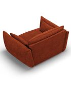 Fauteuil Clau terracotta - 128x100x85 cm