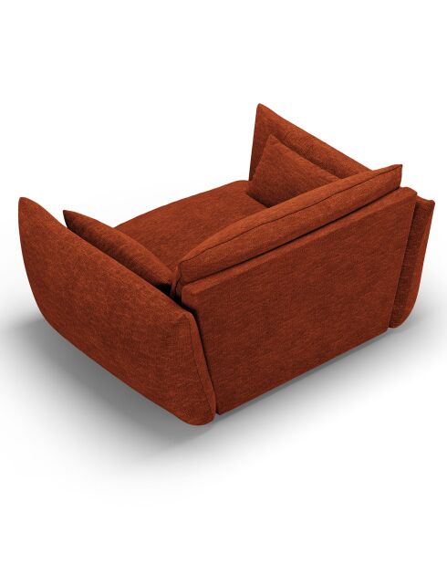 Fauteuil Clau terracotta - 128x100x85 cm