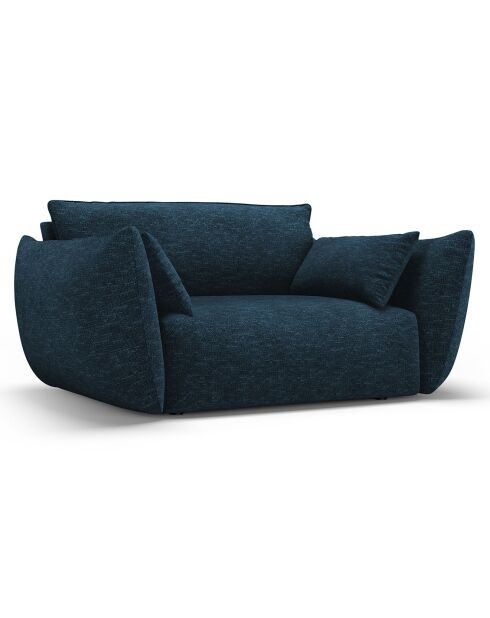 Fauteuil Clau bleu roi - 128x100x85 cm