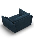 Fauteuil Clau bleu roi - 128x100x85 cm