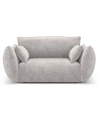 Fauteuil Clau gris clair - 128x100x85 cm