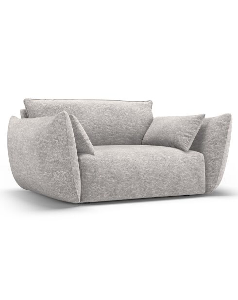 Fauteuil Clau gris clair - 128x100x85 cm