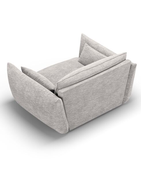 Fauteuil Clau gris clair - 128x100x85 cm