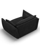 Fauteuil Clau noir - 128x100x85 cm